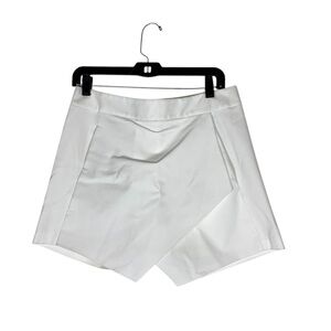 J. McLaughlin White Assym Skort Envelope Skirt size 6